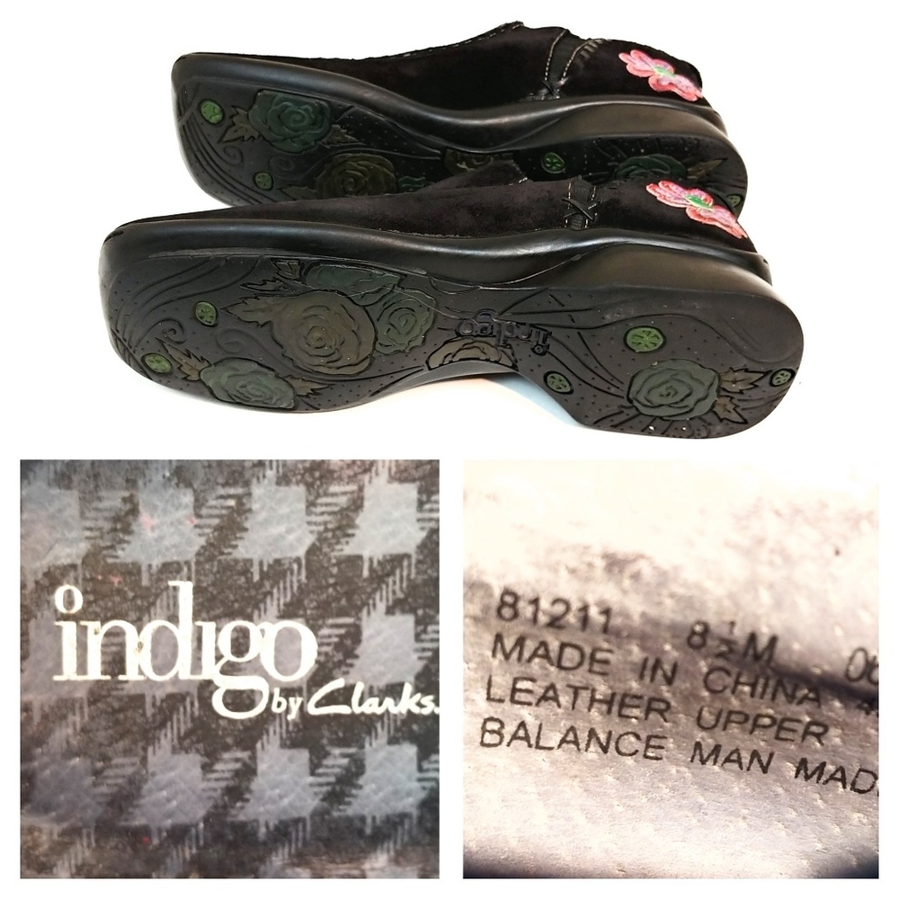 Indigo by Clarks Black Suede Shoes - Picture 5 of 6